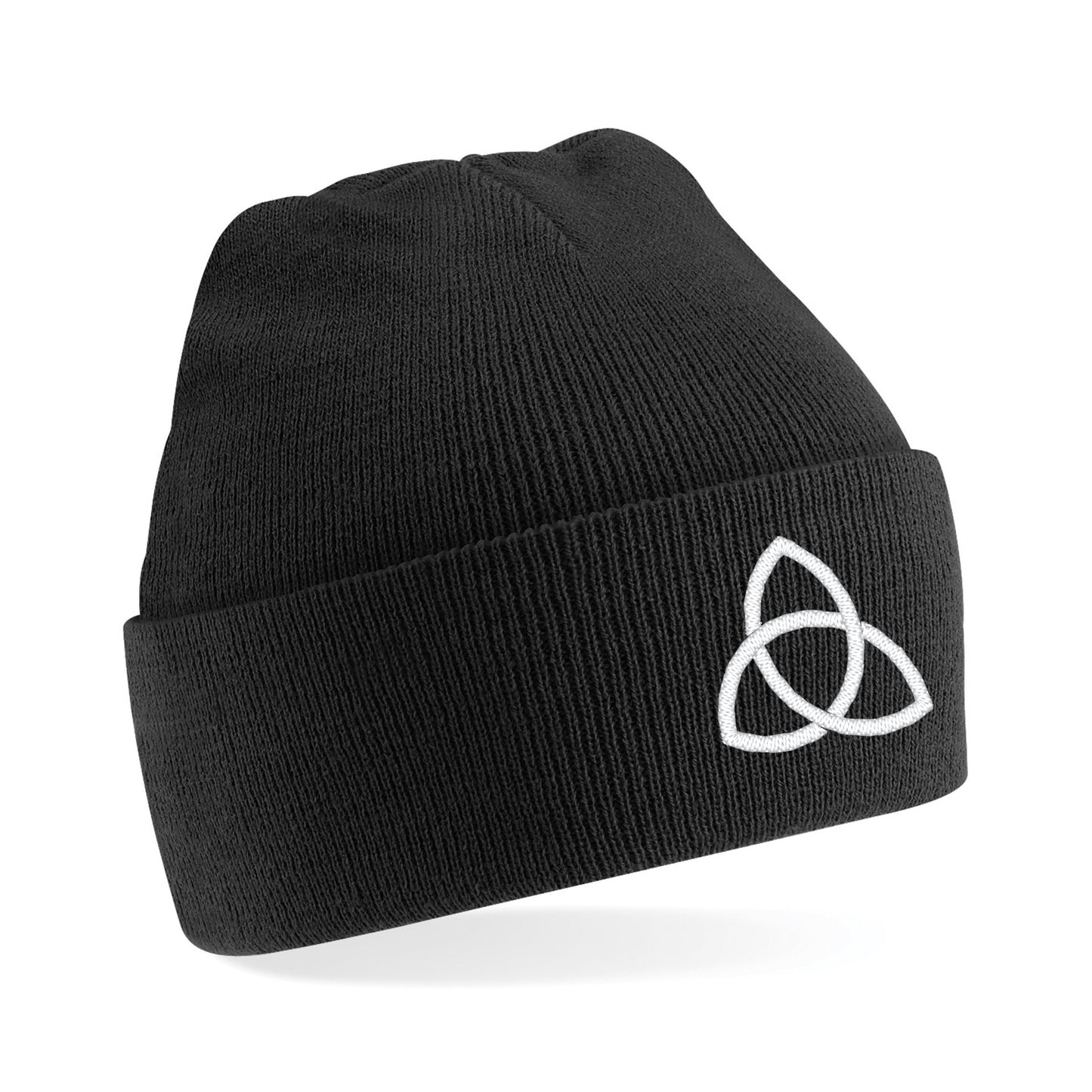 Beanie bestickt mit Triqueta