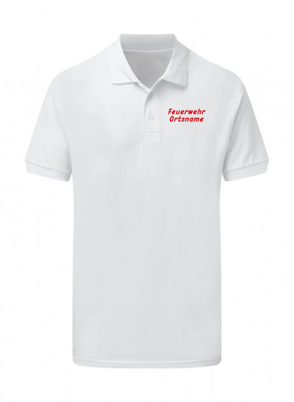 Feuerwehr Poloshirt mit Ortsnamen